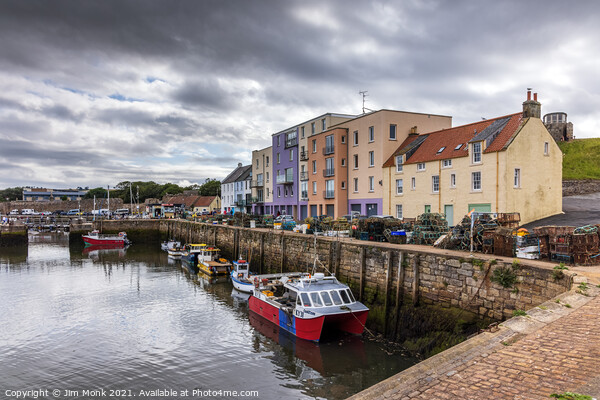 St Andrews Harbour in Fife Picture Board by Jim Monk