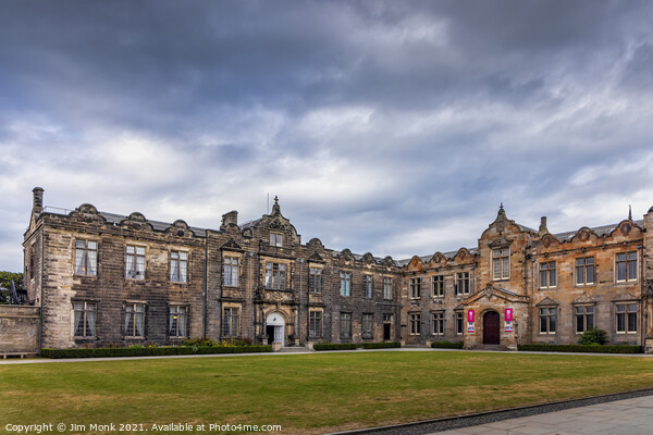 Lower College Hall, University of St Andrews Picture Board by Jim Monk