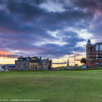 Buy canvas prints of The 18th at St Andrews by Jim Monk