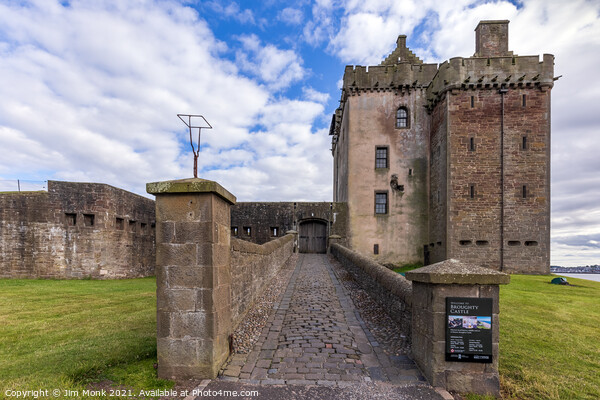 Broughty Castle in Dundee Picture Board by Jim Monk