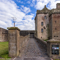 Buy canvas prints of Broughty Castle in Dundee by Jim Monk