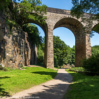 Buy canvas prints of Torr Vale Viaduct by Jim Monk