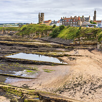 Buy canvas prints of Castle Sands in St Andrews by Jim Monk