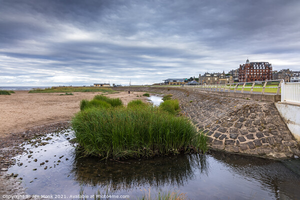 West Sands Embankment, St Andrews  Picture Board by Jim Monk