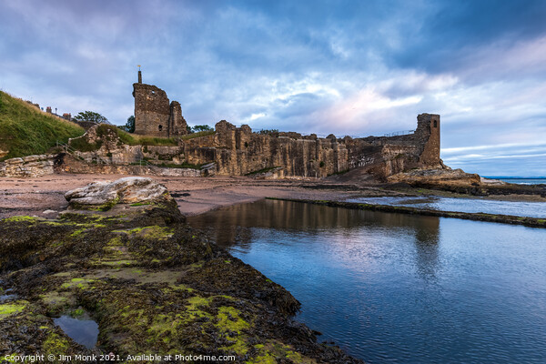 St Andrews Castle, Fife. Picture Board by Jim Monk