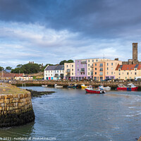 Buy canvas prints of Harbour entrance, St Andrews  by Jim Monk
