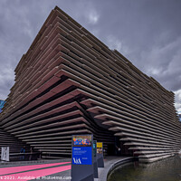 Buy canvas prints of  The V&A, Dundee by Jim Monk