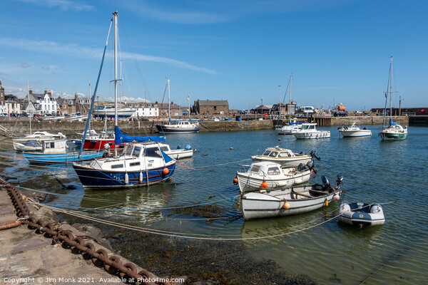 Stonehaven Harbour, Aberdeenshire Picture Board by Jim Monk