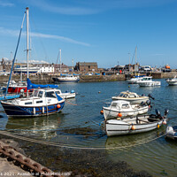 Buy canvas prints of Stonehaven Harbour, Aberdeenshire by Jim Monk