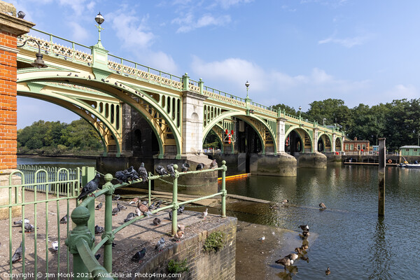 Richmond Lock and Footbridge Picture Board by Jim Monk