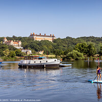 Buy canvas prints of  Paddling on the Thames by Jim Monk