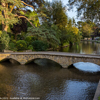Buy canvas prints of River Windrush, Bourton-On-The-Water by Jim Monk
