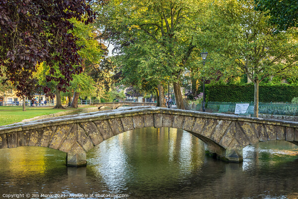 River Windrush in Bourton-On-The-Water Picture Board by Jim Monk