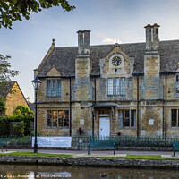 Buy canvas prints of The Victoria Hall, Bourton-on-the-Water by Jim Monk