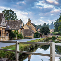 Buy canvas prints of Lower Slaughter, Cotswolds by Jim Monk