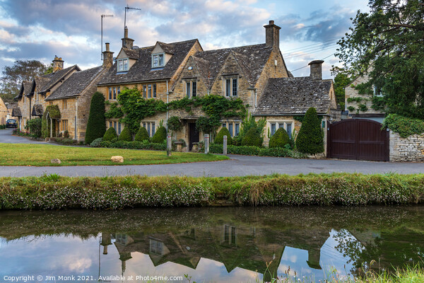 Lower Slaughter in the Cotswolds Picture Board by Jim Monk