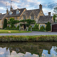 Buy canvas prints of Lower Slaughter in the Cotswolds by Jim Monk