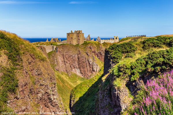 The Ruins of Dunnottar Castle Picture Board by Jim Monk
