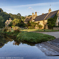 Buy canvas prints of The Ford, Upper Slaughter by Jim Monk