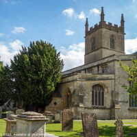 Buy canvas prints of St Edward's Church, Stow-on-the-Wold by Jim Monk