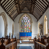 Buy canvas prints of St Edward's Church Interior by Jim Monk