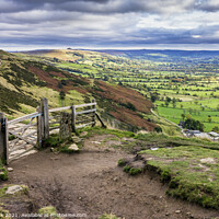 Buy canvas prints of Mam Tor Gate and the Great Ridge by Jim Monk