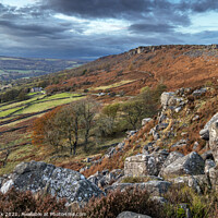 Buy canvas prints of Curbar Edge from Baslow Edge by Jim Monk