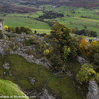 Buy canvas prints of Peveril Castle, Peak District by Jim Monk