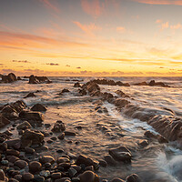 Buy canvas prints of Bude Sunset by Jim Monk