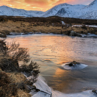 Buy canvas prints of Loch Ba Sunset by Jim Monk