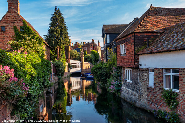 River Stour, Canterbury Picture Board by Jim Monk