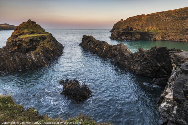 Sunrise at Abereiddy, Pembrokeshire Picture Board by Jim Monk