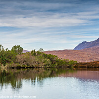 Buy canvas prints of Loch Cul Dromannan, Scottish Highlands by Jim Monk
