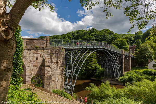 The Iron Bridge Shropshire Picture Board by Jim Monk