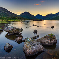 Buy canvas prints of Wast Water Sunrise by Jim Monk