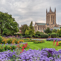 Buy canvas prints of St Edmundsbury Cathedral in Bury St Edmunds by Jim Monk