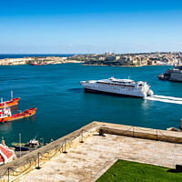 Buy canvas prints of Valletta Grand Harbour by Jim Monk