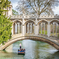 Buy canvas prints of Bridge of Sighs, Cambridge by Jim Monk