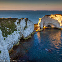 Buy canvas prints of Old Harry Rocks by Jim Monk