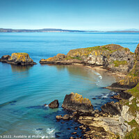 Buy canvas prints of  Carrickarede Island, Northern Ireland by Jim Monk