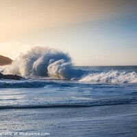 Buy canvas prints of The Cornish Wave by Jim Monk