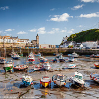 Buy canvas prints of Porthleven Harbour in Cornwall by Jim Monk