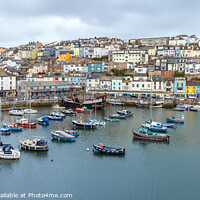 Buy canvas prints of  Brixham Harbour View by Jim Monk