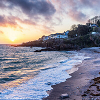 Buy canvas prints of Breakwater Beach Sunrise by Jim Monk