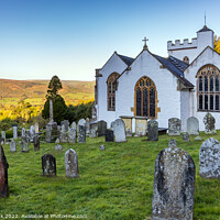 Buy canvas prints of Church of All Saints in Selworthy by Jim Monk