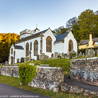 Buy canvas prints of Church of All Saints, Selworthy by Jim Monk