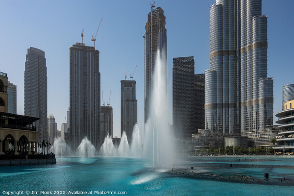 The Dubai Fountain Picture Board by Jim Monk