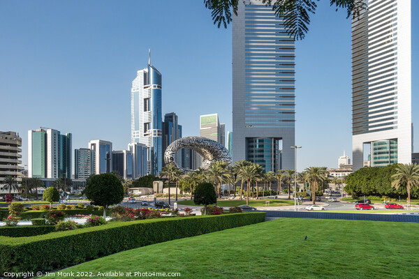 Jumeirah Emirates Towers Picture Board by Jim Monk
