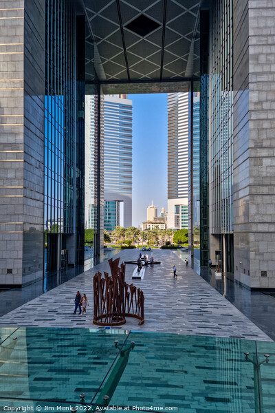 The Gate at DIFC Picture Board by Jim Monk