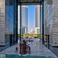 Buy canvas prints of The Gate at DIFC by Jim Monk